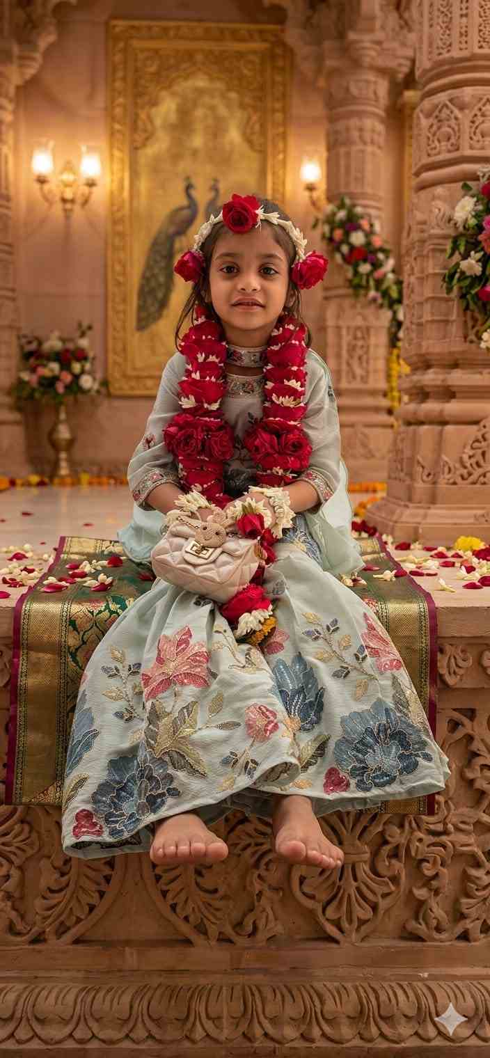 हिंगणघाट की नन्ही मायरा पठान ने रखा रोज़ा; 4 साल 9 महीने की उम्र में निभाई धार्मिक परंपरा